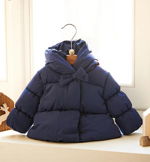 Girl's jacket with bow BLUE Minibanda
