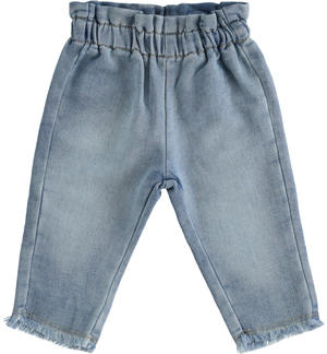 Jeans bimba in denim maglia BLU Minibanda