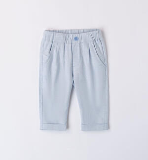 Boys' elegant sky blue trousers Minibanda