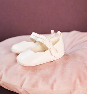 Scarpine neonata eleganti PANNA Minibanda