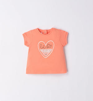 T-shirt mandarino per bimba ARANCIONE Minibanda