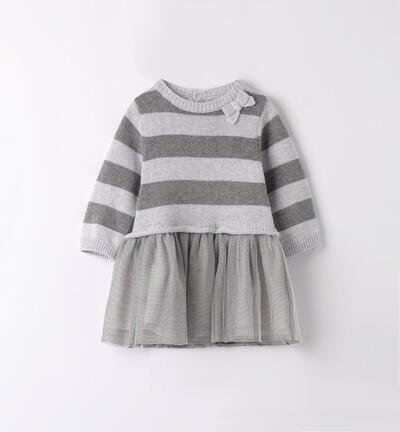 Grey tricot dress GREY Minibanda