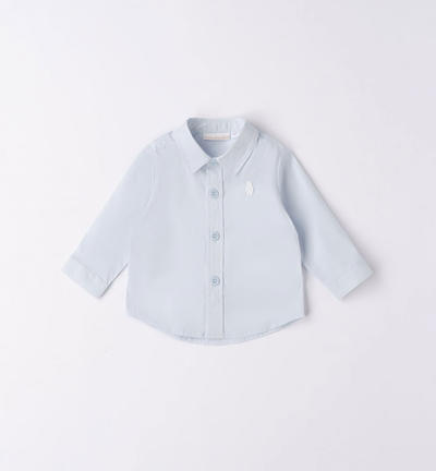 Classic long-sleeved shirt for boys BLUE Minibanda