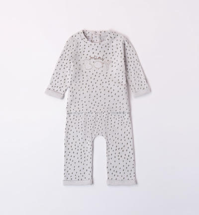 Boys' spotted outfit GREY Minibanda