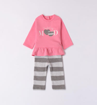 Coral outfit for girls PINK Minibanda