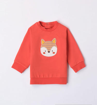 Boy's fox sweatshirt RED Minibanda