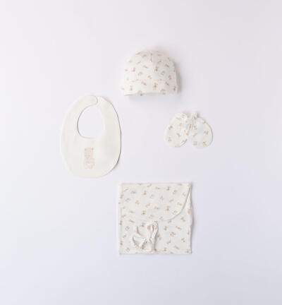 4-piece set for babies CREAM Minibanda