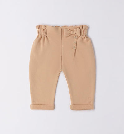Pantalone beige bimba BEIGE Minibanda