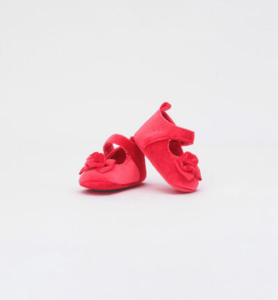 Scarpine eleganti neonata ROSSO Minibanda