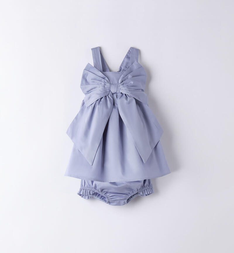 Two-piece dress for girls AZZURRO-3661