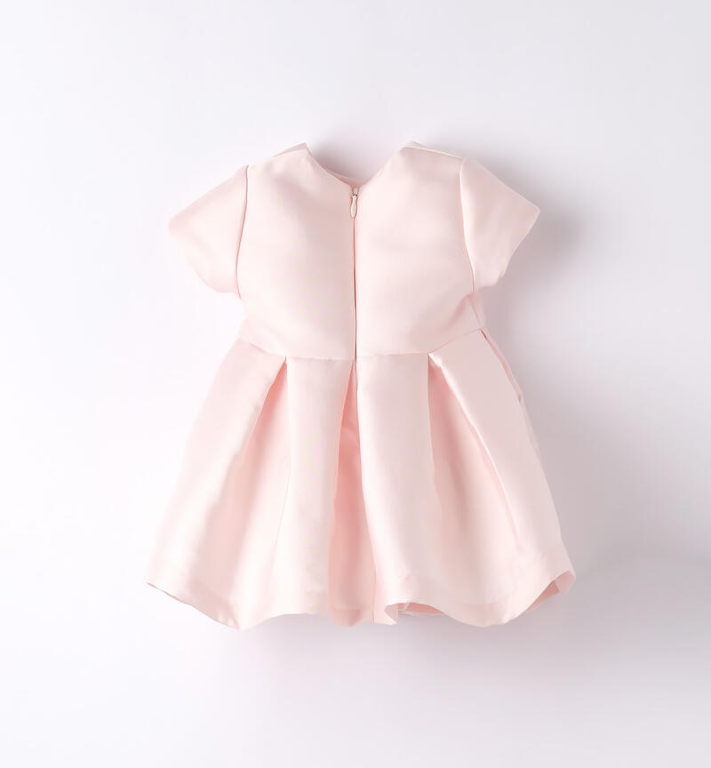 Minibanda dress with bow for baby girls from 1 to 24 months ROSA-2522