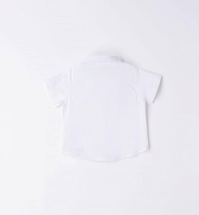 Minibanda short-sleeved polka dot shirt for boys, from 1 to 24 months PANNA-MULTICOLOR-6V52