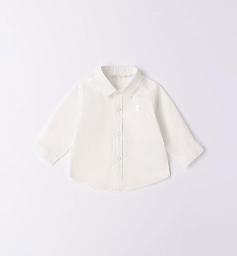 Minibanda classic long-sleeved shirt for boys, from 1 to 24 months PANNA-0112