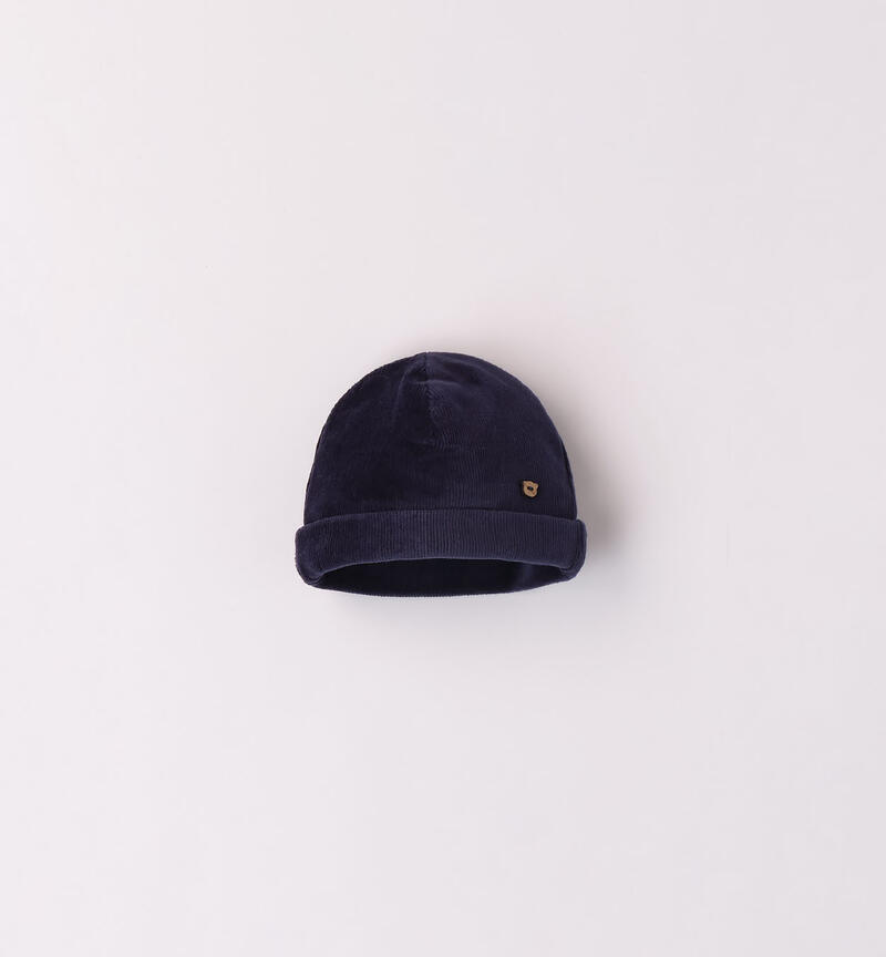 Minibanda blue hat for baby boy, from 0 to 24 months NAVY-3854