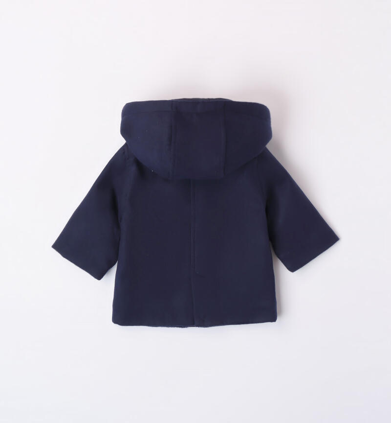 Minibanda cloth coat for boys from 1 to 24 months NAVY-3854