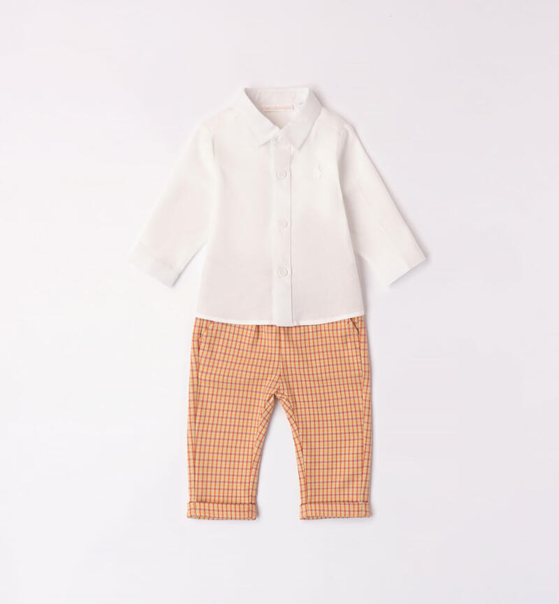 Minibanda outfit with shirt for boys aged 1 to 24 months PANNA-0112