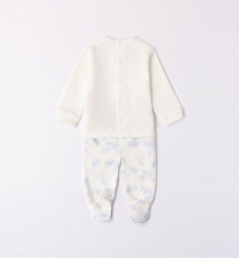 Minibanda cream hospital outfit for baby girls from 0 to 18 months PANNA-MULTICOLOR-6WN3