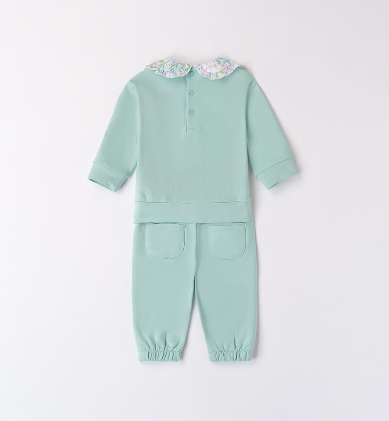 Girls' two-piece outfit TURCHESE-4144