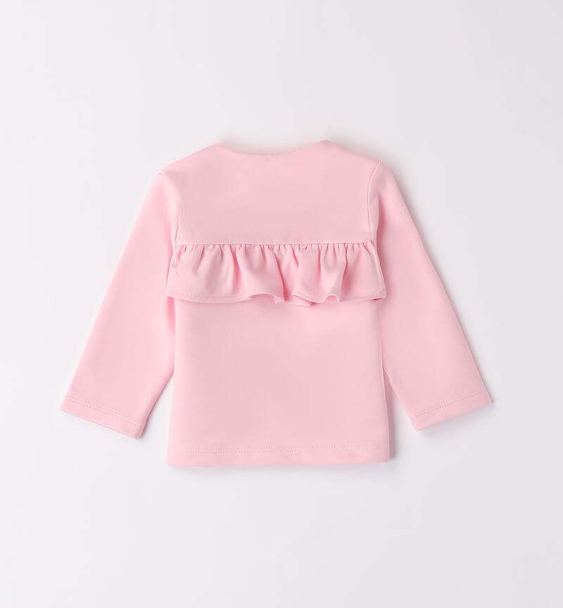 Girls' jacket with ruffles LT.PINK-2732