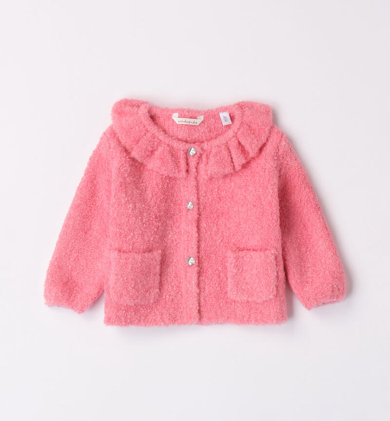 Minibanda jacket with pockets for girls from 1 to 24 months CORALLO-2322
