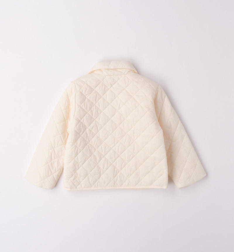 Minibanda quilted jacket for girls, from 1 to 24 months PANNA-0112