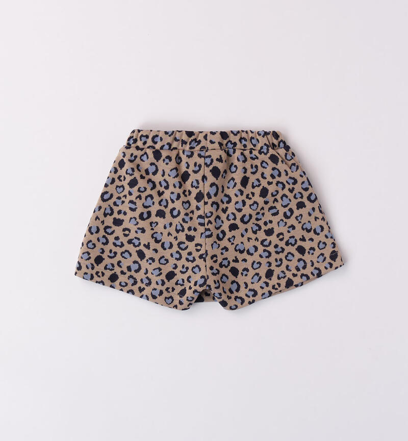 Minibanda animal print shorts for girls from 1 to 24 months AVION-3621