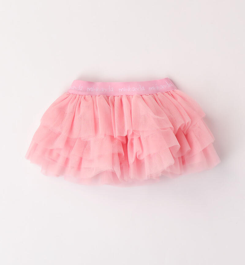 Girls' tulle skirt LT.PINK-2732