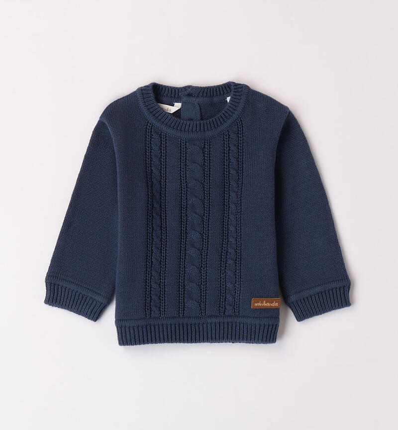 Boys' knitted top in 100% cotton BLU-3666