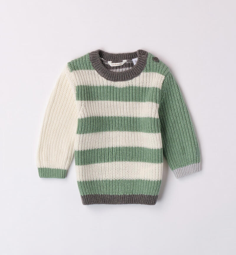 Minibanda striped jumper for boys, from 1 to 24 months PANNA-0112