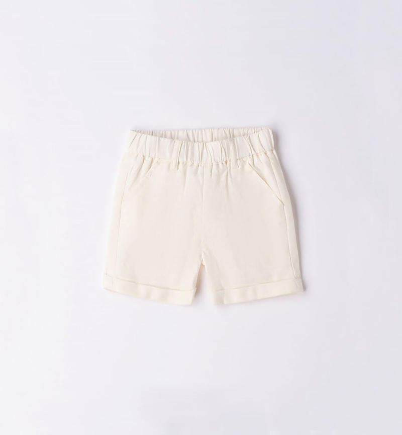 Minibanda linen shorts for boys, from 1 to 24 months PANNA-0112