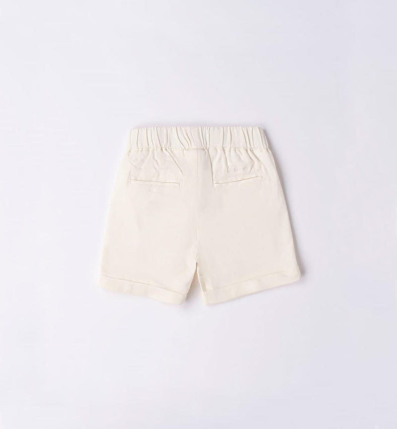 Minibanda linen shorts for boys, from 1 to 24 months PANNA-0112
