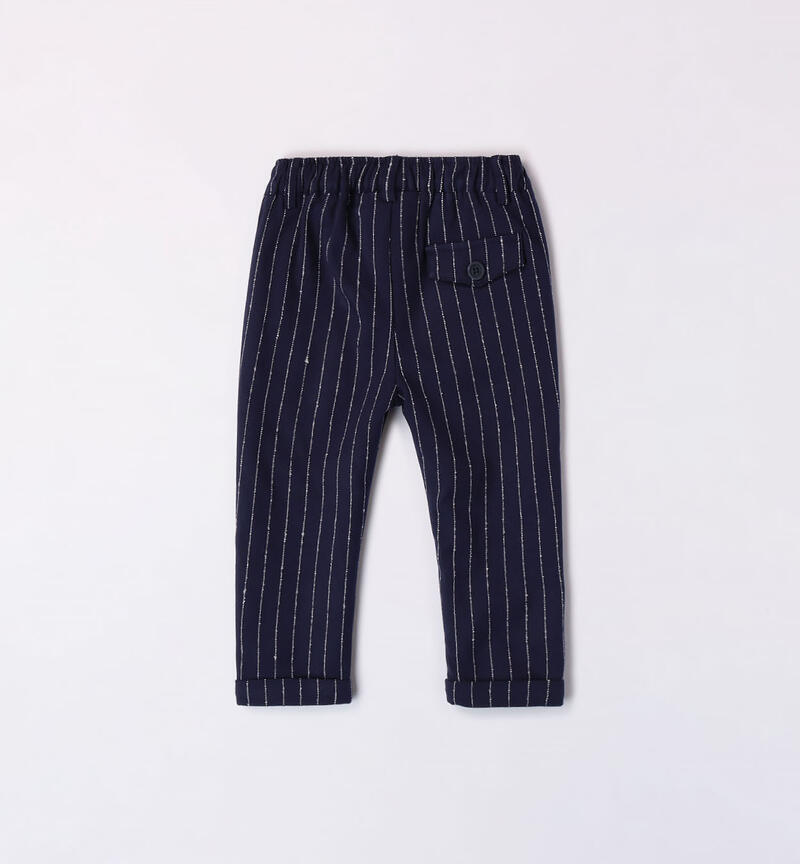 Pantalone elegante bimbo da 1 a 24 mesi Minibanda NAVY-3854