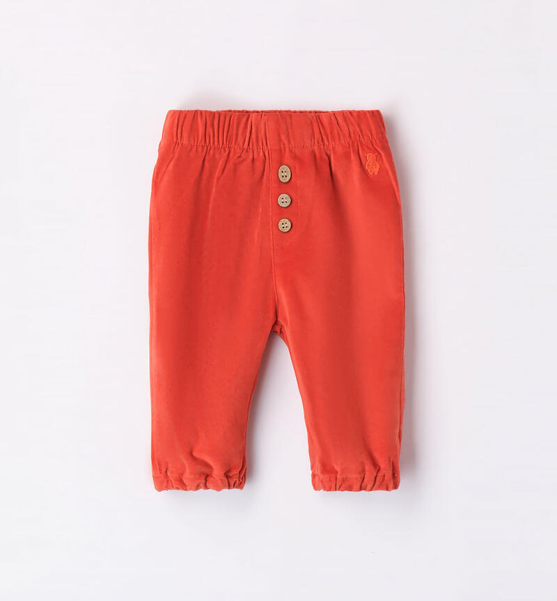 Pantalone velluto bimbo da 1 a 24 mesi Minibanda CHILI-1947