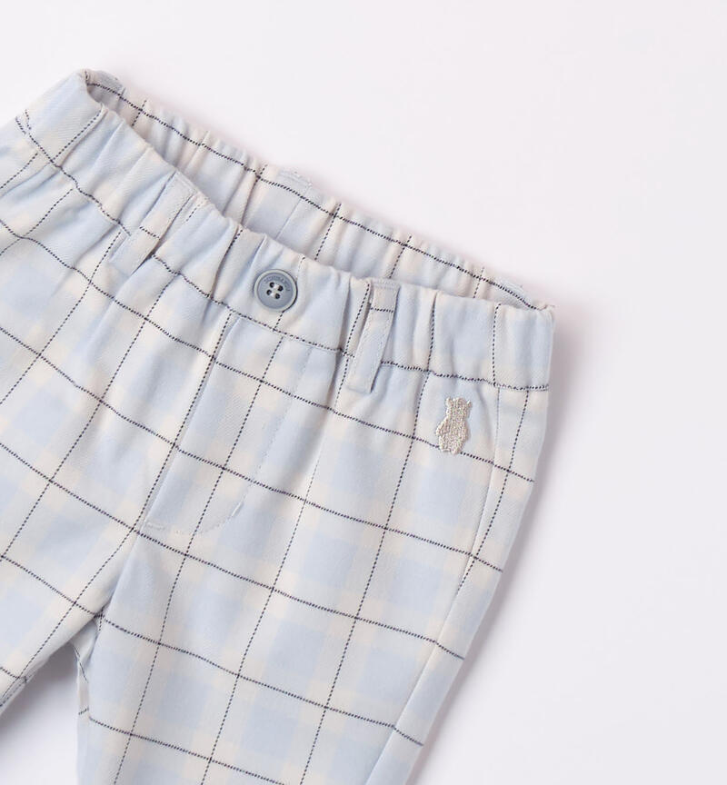 Minibanda elegant trousers for boys, from 1 to 24 months GRIGIO PERLA-0511