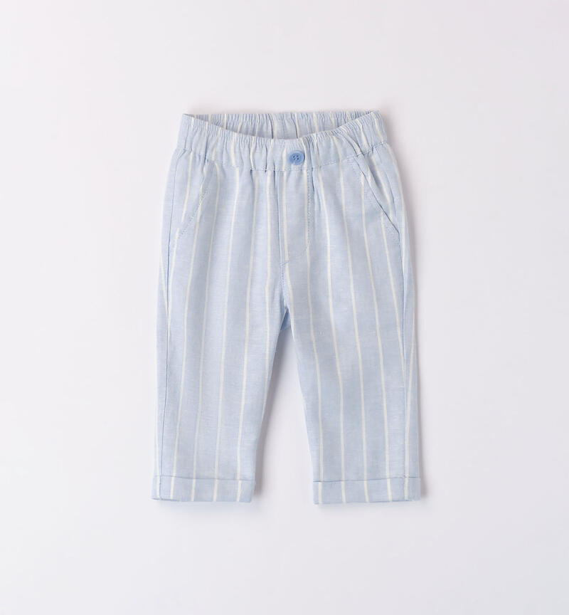 Boys' elegant trousers AZZURRO-3674