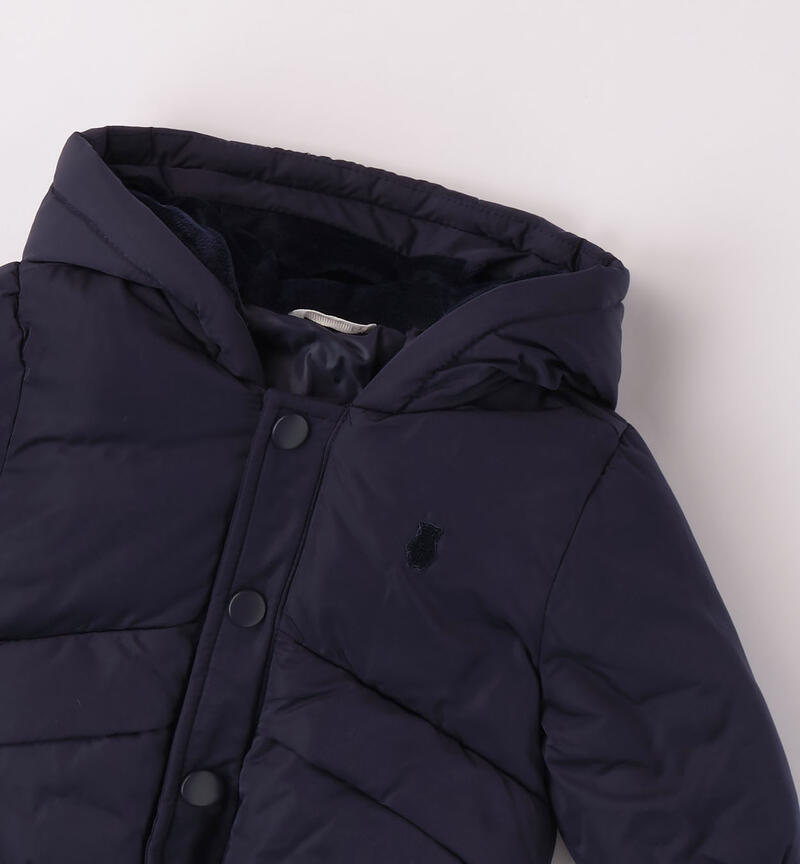 Minibanda blue padded jacket for baby boys from 1 to 24 months NAVY-3854