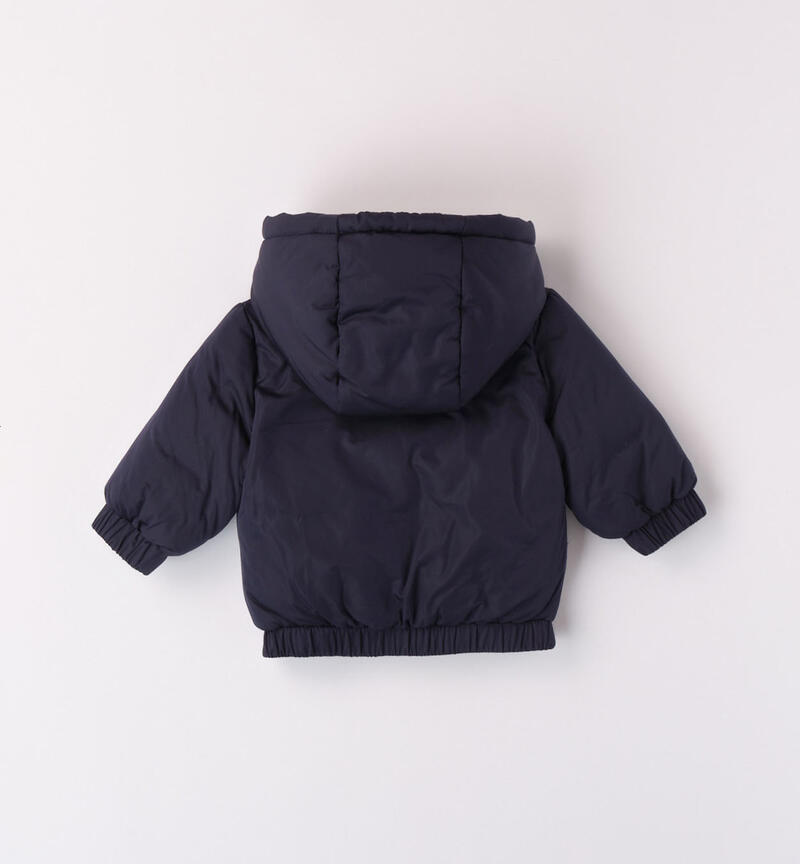 Minibanda blue padded jacket for baby boys from 1 to 24 months NAVY-3854
