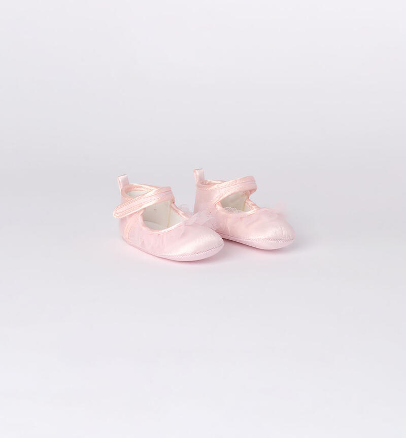 Tulle shoes for baby girls ROSA CHIARO-2617
