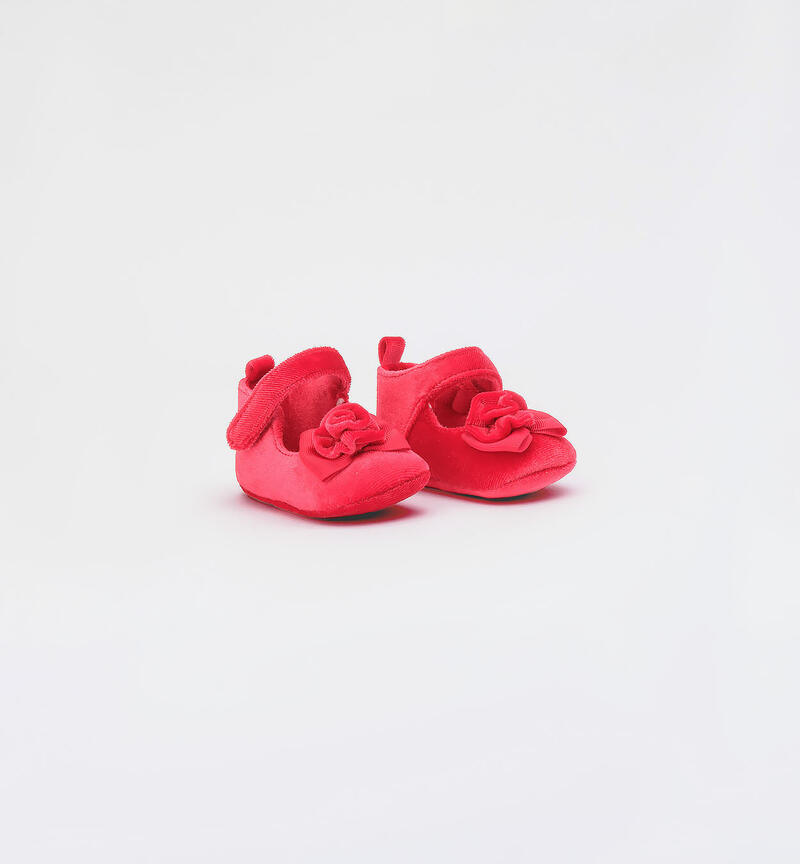 Scarpine eleganti neonata da 0 a 24 mesi Minibanda ROSSO-2253
