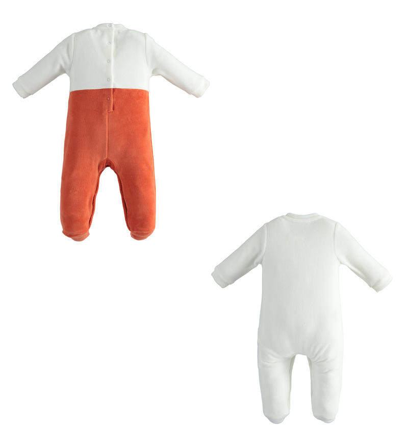 Set pigiama invernale neonato da 0 a 18 mesi Minibanda PANNA-0112