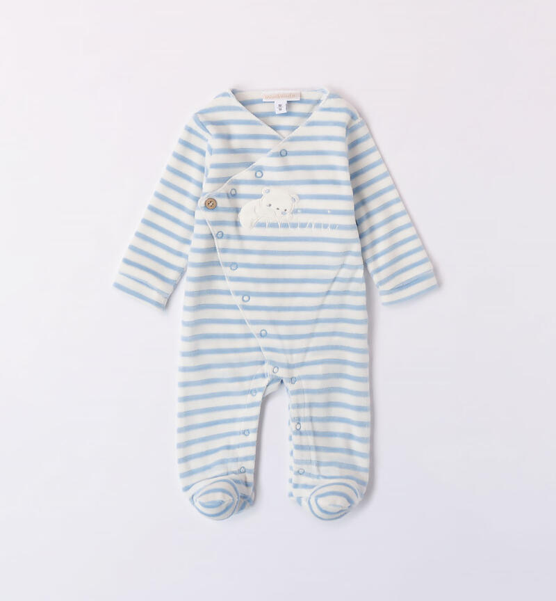 Minibanda sleepsuit for babies from 0 to 18 months AZZURRO-3862
