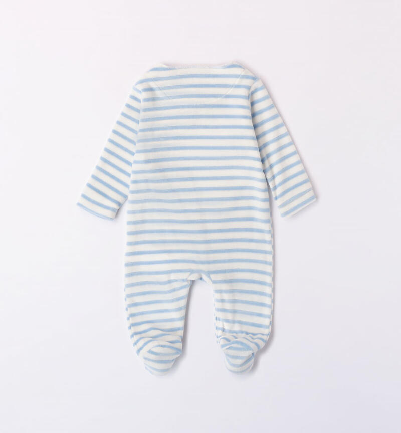 Minibanda sleepsuit for babies from 0 to 18 months AZZURRO-3862
