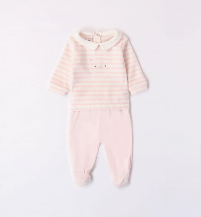 Minibanda two-piece sleepsuit for baby boys from 0 to 18 months ROSA-2512